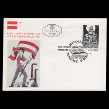 Michel 1172 - 100 years of the labour movement, first day cover, special postmark