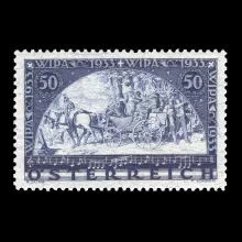 Michel 556 - WIPA 1933, fibre paper, mint
